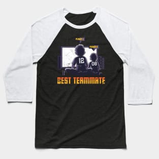 Gamer Dad Son Best Teammate Baseball T-Shirt